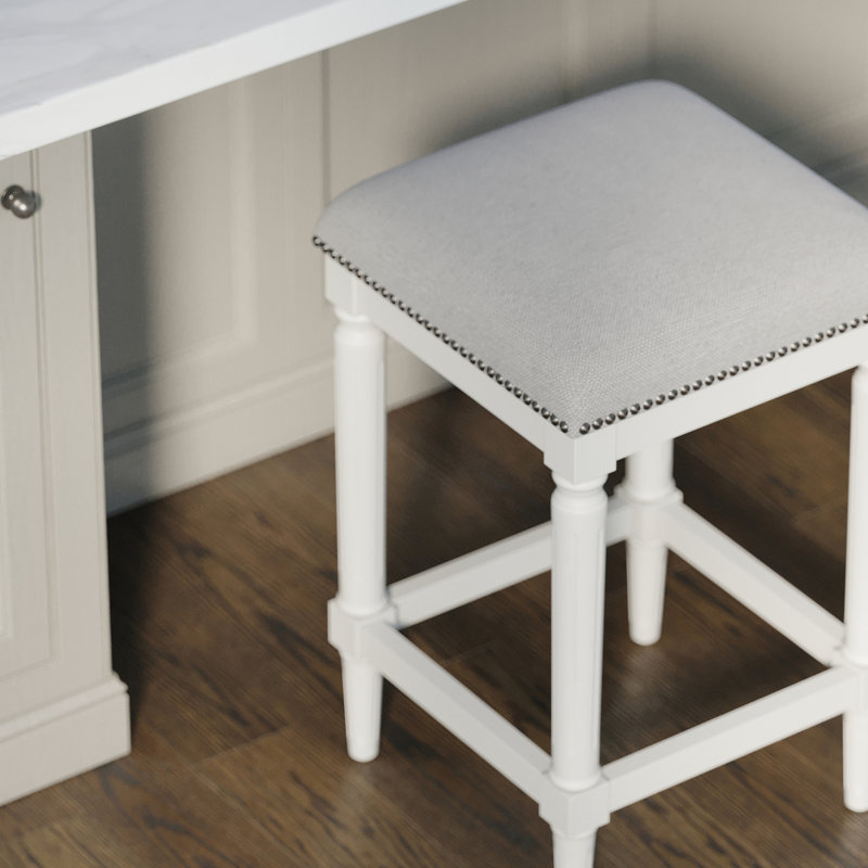Tabouret de comptoir carré H 27 po, 1 pièce