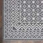 Tapis géométrique gris / crème-11265936