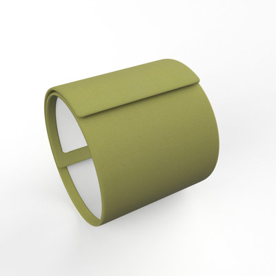 Abat-jour tambour en plastique / coton Drum