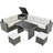 7 - Person Patio Conversation Sets with Cushions-272474551-331030243