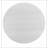 Edo Contemporary Round Dining Table, White Trestle Base