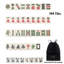 Automatic Portable Mini Mahjong Table  Black With One Set 36Mm Magnetic Tiles (Not Included Power Bank)