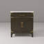 Meuble-lavabo simple en chêne brun 30 po X P 22 po D, avec plateau en quartz blanc-1840456391-1840456389