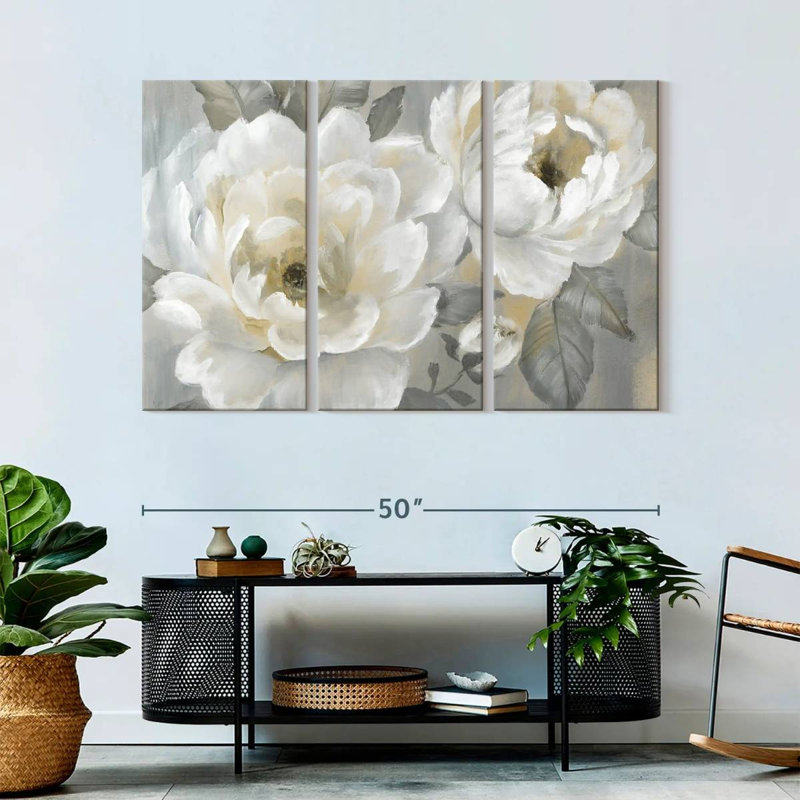 Harnek Perfect Peonies, 32" H x 50" W