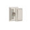 Grandeur Carré Square Rosette Privacy with Carré Door Knob
