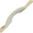 7 7/8"H x 8"P x 11 1/8"F x 94 1/2"L Eris Smooth Crown Moulding