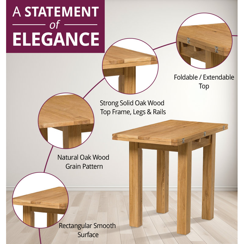 4 - Person Solid Oak Dining Set