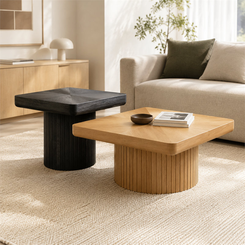 Ensemble de deux tables gigognes