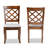 Aizlee Cross Back Side Chair in Brown/Grey