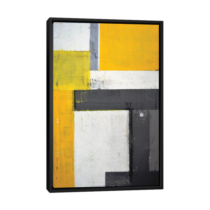 « quoi aller », reproduction sur toile, H 26 po x l 18 po x P 1,5 po, Toile avec cadre noir, Pas de tapis
