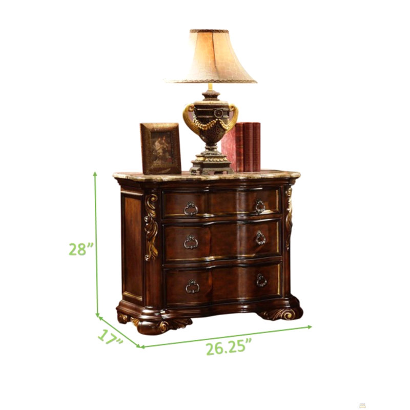 Table de chevet en bois