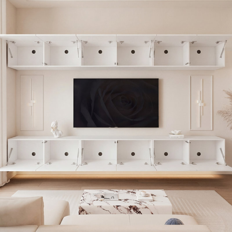 Unfinished with Fireplace Included, White Matt