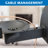 Mount-It! Speaker Wall Mounts, Pair of Universal Side Clamping Bookshelf Speaker Mounting Brackets