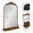 Stride Metal Arch Mirror with Shelves-1680754608-1698511659