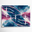 Art mural sur toile bleu-394038715