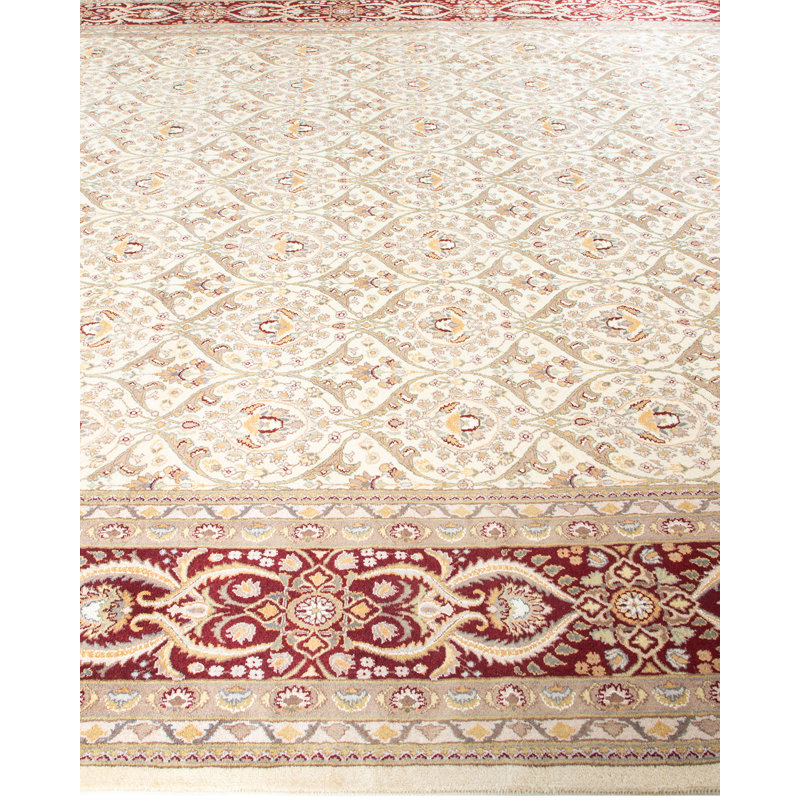 Classic One-of-a-Kind 9'2" X 12'7" Hand Knotted Area Rug