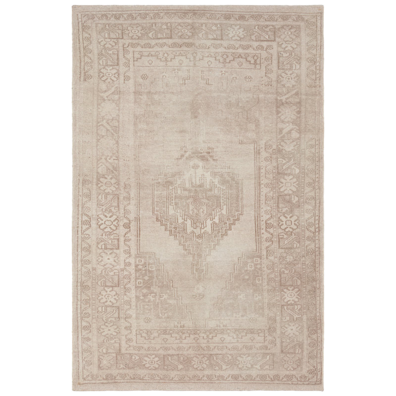 Tapis brun clair / taupe Riverelle, Tapis de couloir 2 pi 6 po x 8 pi