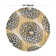 Floral Yellow/Dark Gray/Ivory Area Rug