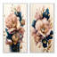 "Doux rose et bleu glaïeul" - 2 pièces sur toile-383925714-383925740