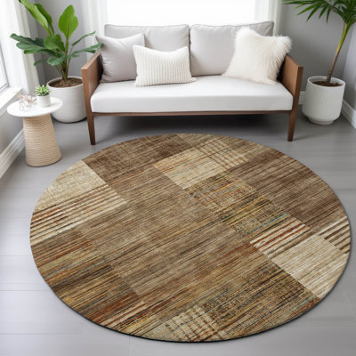 Machine Washable Indoor/Outdoor Jacinto ACN2149 Geometric Rug