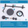 10'' Rain Shower Head With 5-Function Handshower,Dual Shower Combo With Height Adjustable Holder