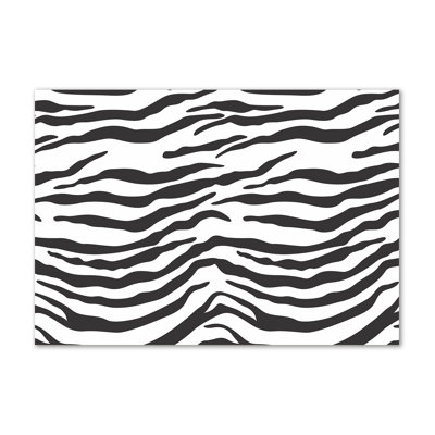 Zebra Background - Wrapped Canvas Print