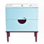 Ensemble de meuble-lavabo avec lavabo en céramique