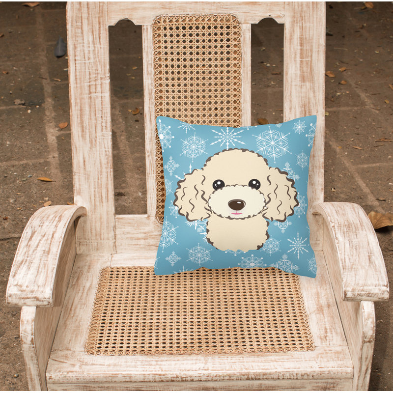  Coussin Snowflake, Crème