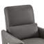 Fauteuil inclinable électrique pivotant en cuir Mikkel-593029249