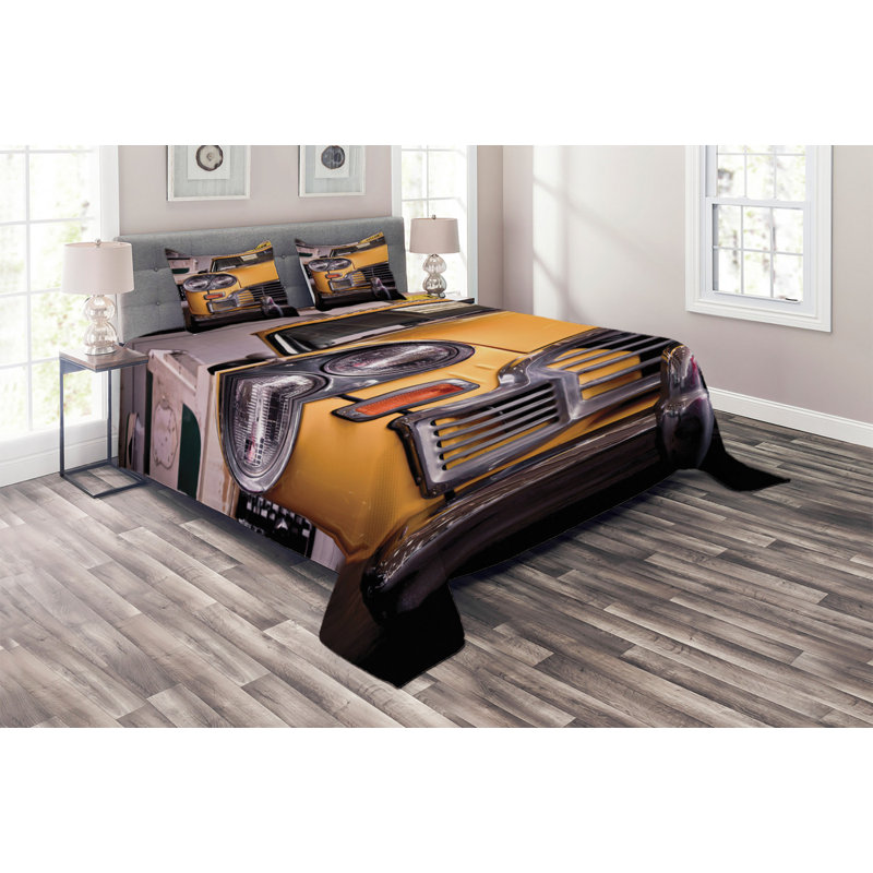Modern & Contemporary Polyester Coverlet, King Bedspread + 2 Shams