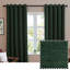 Soft Chenille Blackout Eyelet Curtains-122762735-122762737