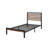 Samorah Metal Bed frame with Bamboo slatter Headboard-1289571802