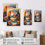 Coucher de soleil dans un style moderne de style I - reproduction sur toile-1845916876-1845916878