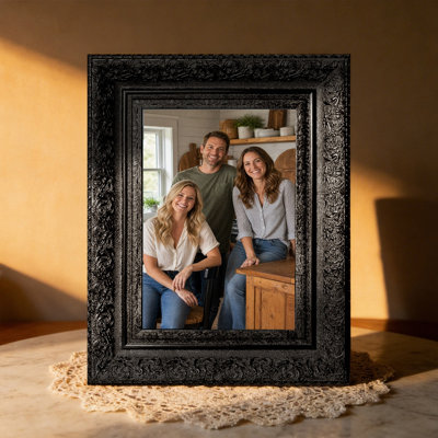 11" x 14" Black 3 PCS Tabletop Picture Frame for Housewarming Gifts
