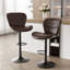 Adjustable Height Counter Stool with Metal Frame-1853004366-1853004363