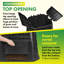 110 Gallons Plastic Outdoor Stationary Composter with Latching Lid