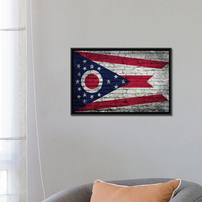 «Flags Ohio Brick», impression sur toile