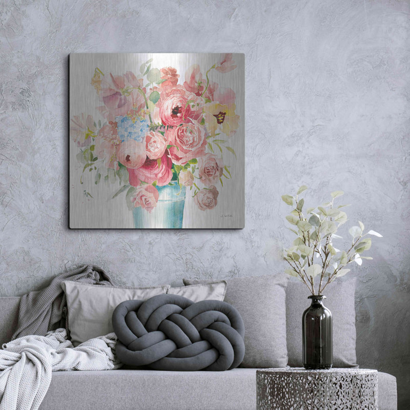 "Boho Bouquet VII" par James Wiens, "Boho Bouquet VII" par James Wiens, H 36 po x l 36 po