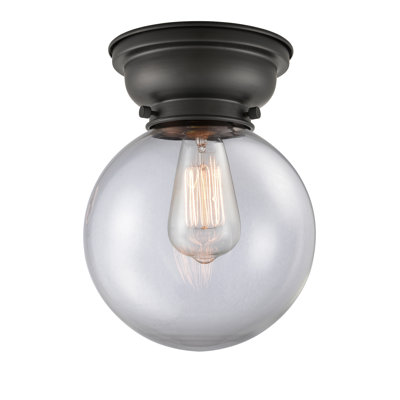 Chippewa Glass Flush Mount