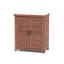 Banc de rempotage extérieur pour patio | Armoire de rangement avec plateau en métal
