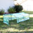 Gulianna 9' x 3' x 2' Outdoor Mini Cloche Greenhouse with a Green Cover