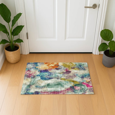 Premium Machine Washable Mayfield AMF2204 abstract Rug