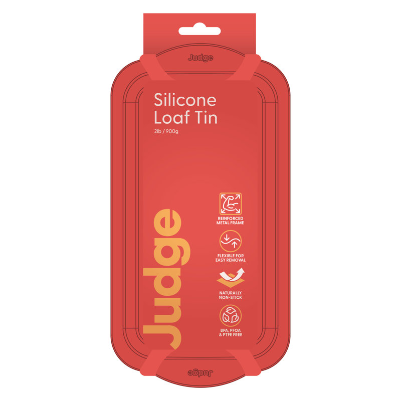 Judge Silicone, 2Ib/900gr Loaf Tin, Hazelnut, Berry
