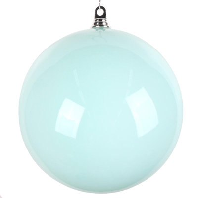 10" Aqua Enamel Ball