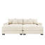 Coussin modulaire surdimensionné de 92 po avec accoudoirs extra larges en velours côtelé modulaire Cloud-133672732