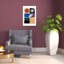 Always Sunny Geometric Design Abstract Colorful Geometric Wall Art Print by Frances Collett - Wrapped Canvas Print-1553441432