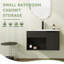 Meuble-lavabo simple 24 po avec comptoir en céramique-2005831537