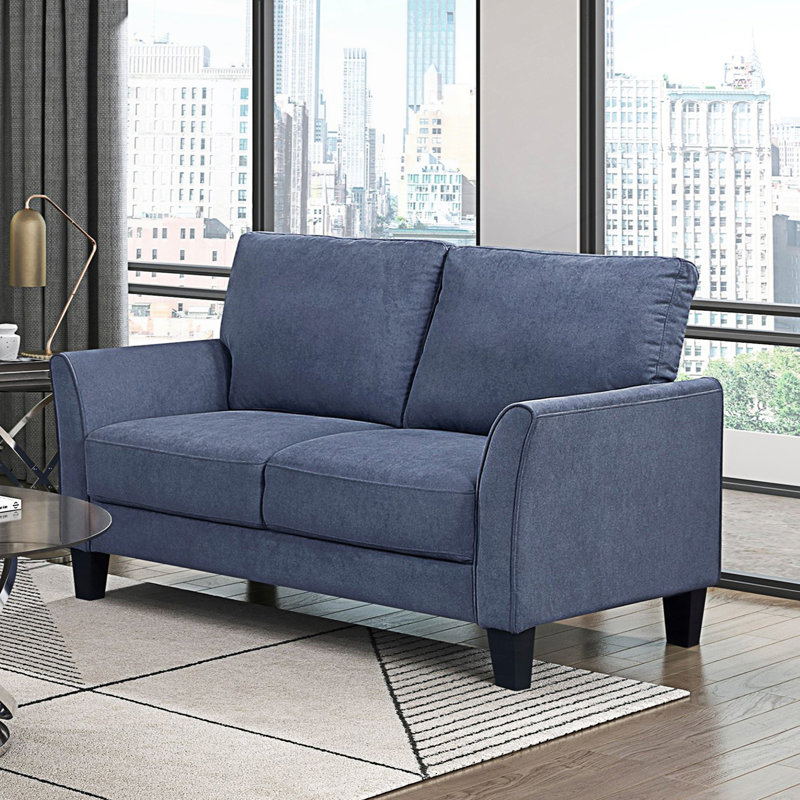 Causeuse 2 places Modern Modern, Bleu