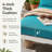 4-piece Outdoor Aluminum Chaise Lounge Set With Adjustable Backrests, Side Tables And Cushions-1814648417