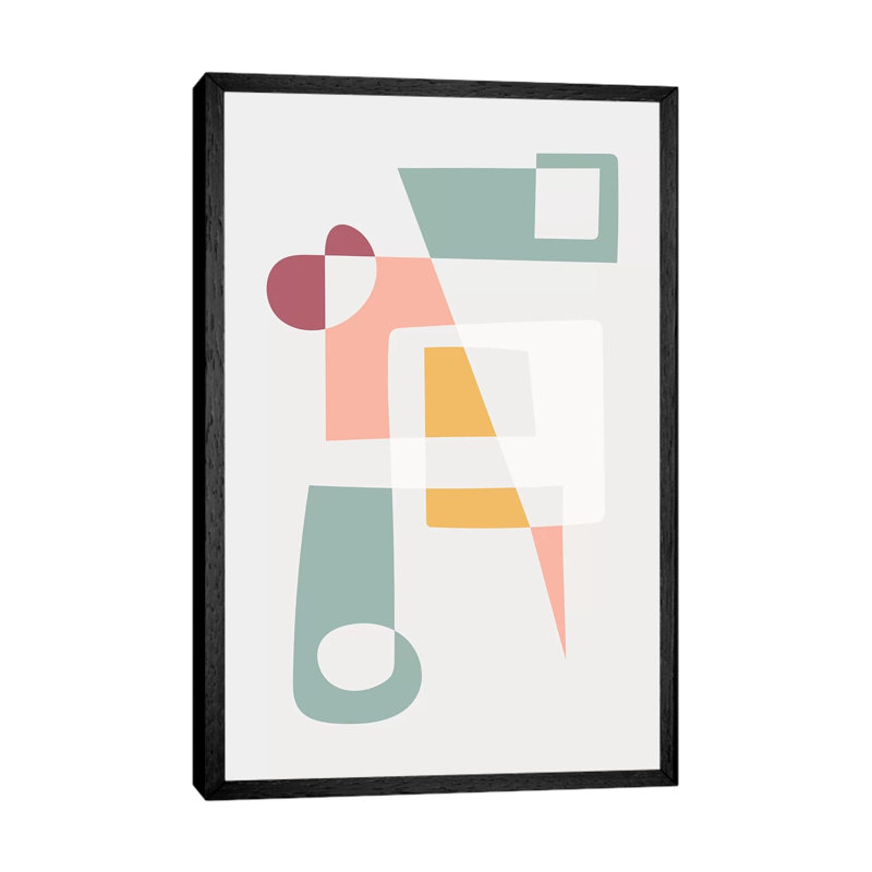 Get Into Shape by The Native State - Floater Frame Gallery-Wrapped Canvas Giclée on Canvas, 66.04 cm H x 45.72 cm W, Black